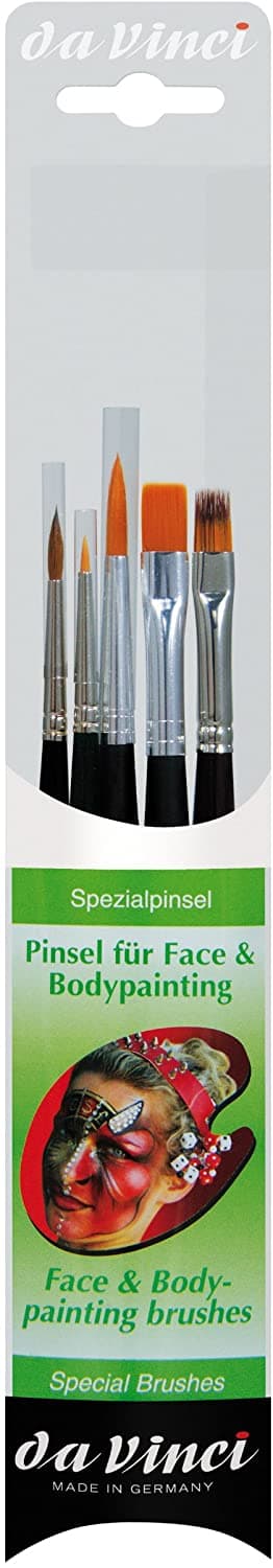 Da Vinci Face & Body Painting Set Of 5 Special Brush