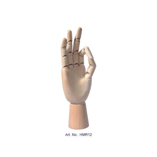 Asint Wooden Hand Manikin 10"