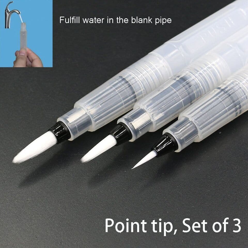 Asint Water Brush Pen Set Of 3