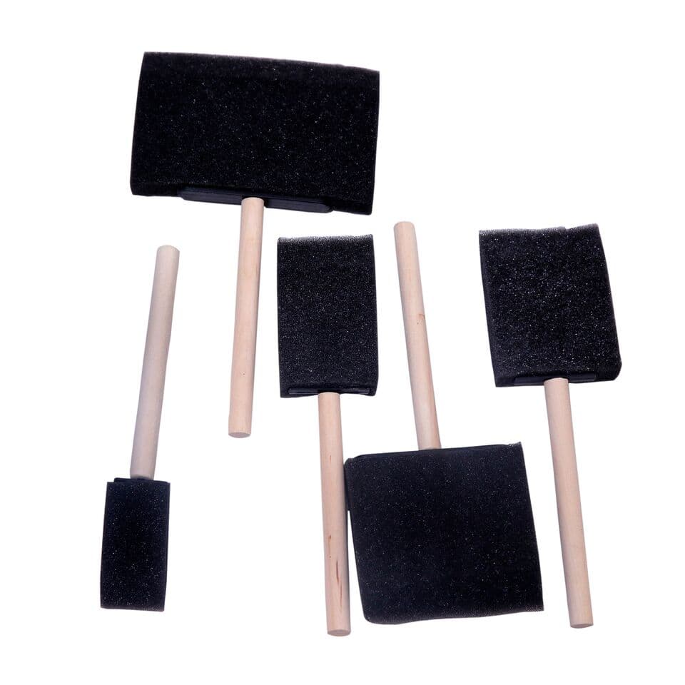 Asint Black Dabber Candy Set Of 5 Pc For Calligraphy Writing , Mod Podge Applicator And Various Other Purpose