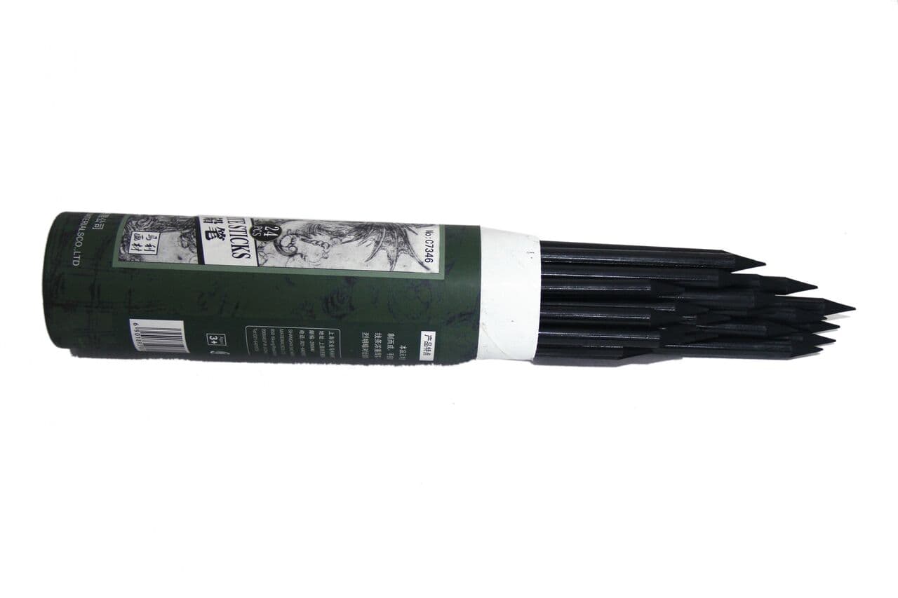 Maries Woodless Charcoal Pencils Set Of 24