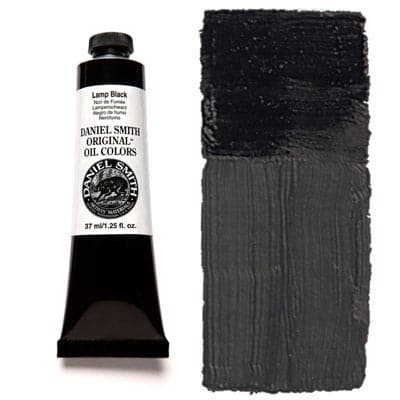 Daniel Smith Oil Color Lamp Black 37ml tube