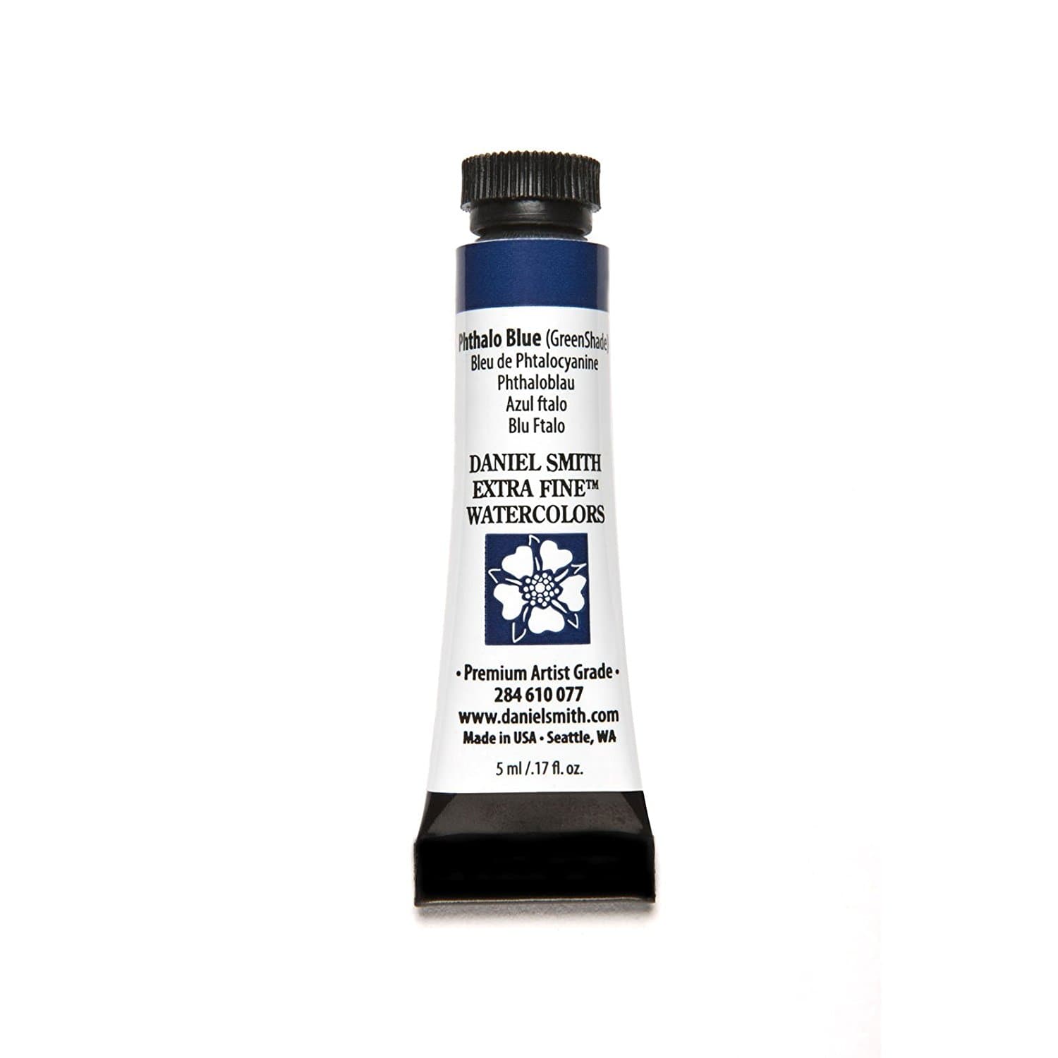 Daniel Smith Watercolors Phthalo Blue (Green Shade) 5ml Tube