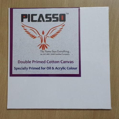PICASSO Artist Canvas Pad of 14" X 18" Inch, 10 Sheets
