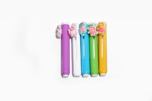 ASINT Clutch Eraser Pen Set of 6
