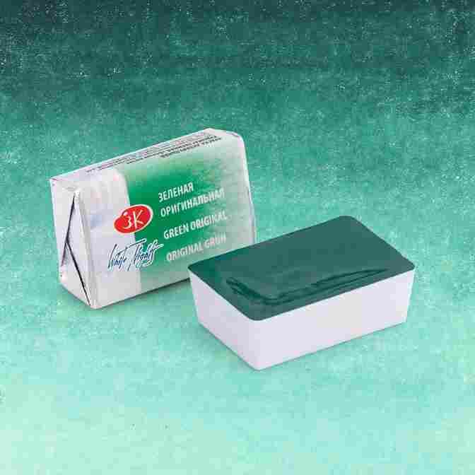 White Nights Artist Water Color Pan Green Original