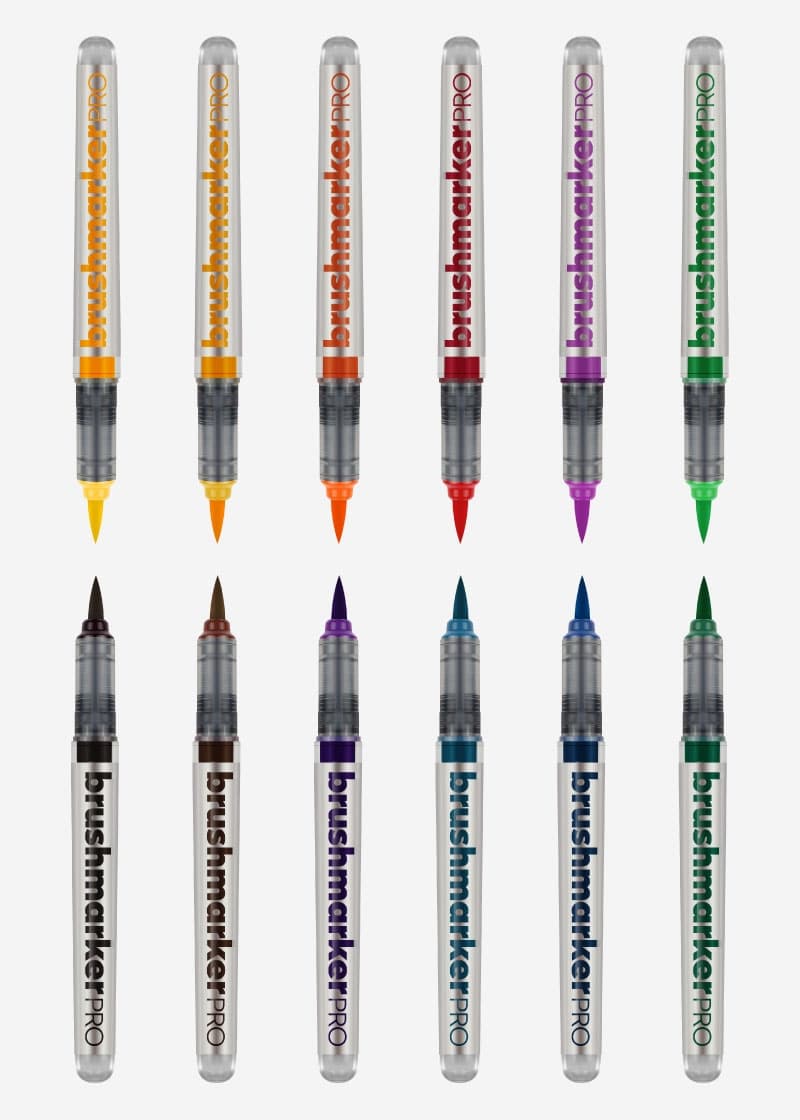 Karin Brushmarker PRO 12 Basic Colors Set 27C