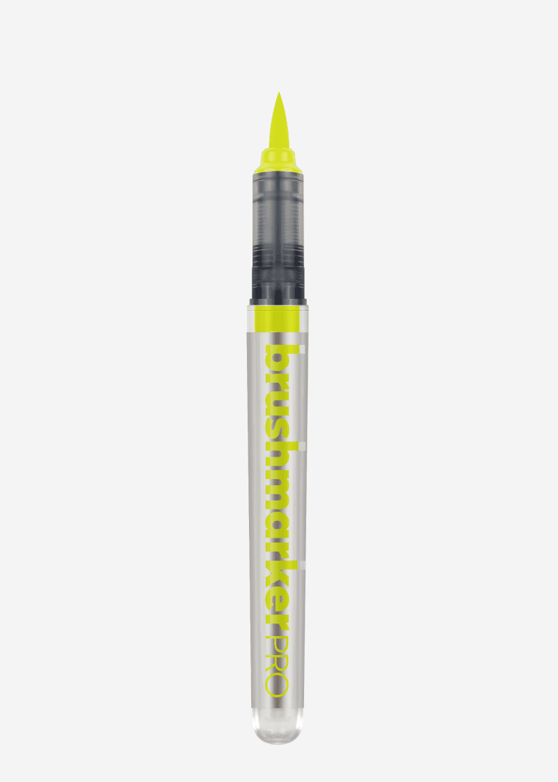 Karin Brush Marker Pro- Sulphur Yellow Color