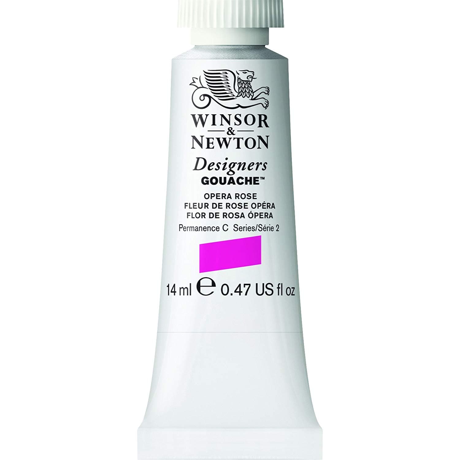 Winsor & Newton Designers Gouache Tube, 14ml, Opera Rose