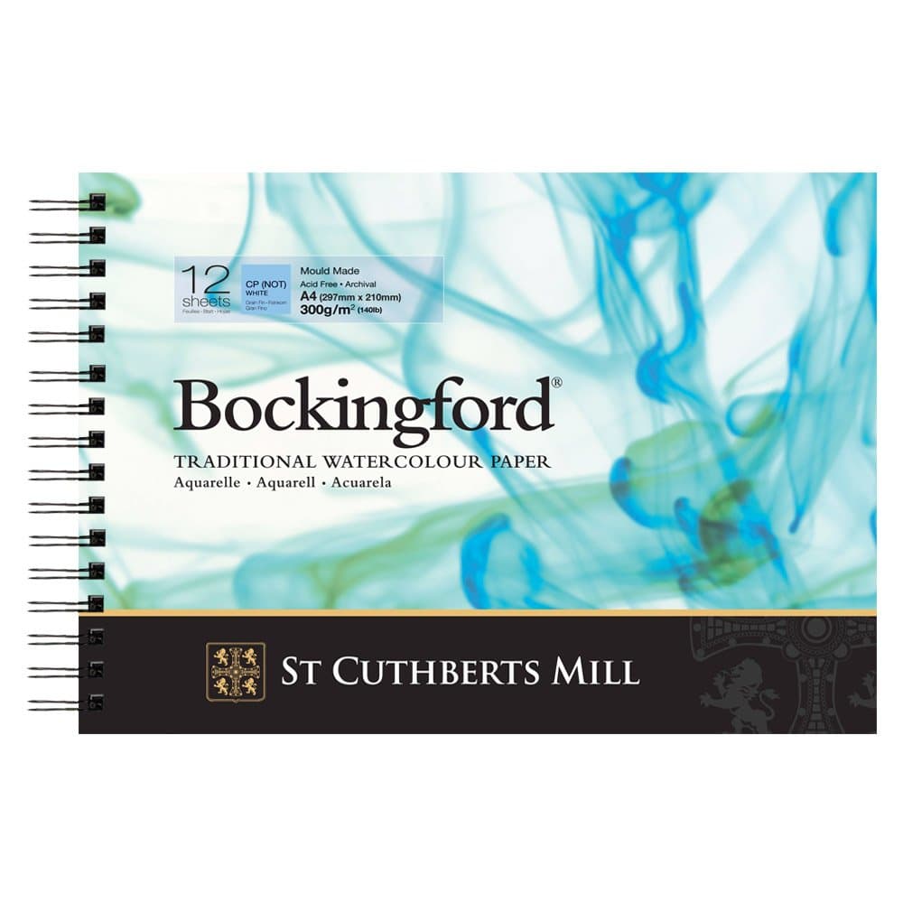 Bockingford Watercolor Paper Spiral Pad A4 (297 X 210 mm) 300 GSM (CP NOT)
