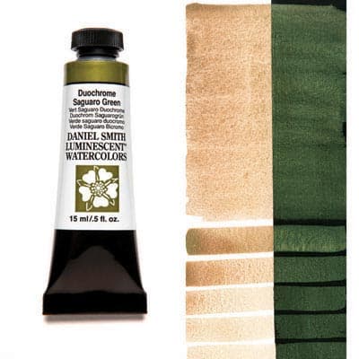 Daniel Smith Watercolor Duochrome Saguaro Green 15ml Tube