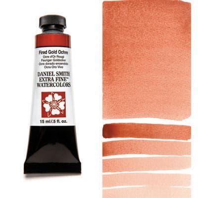 Daniel Smith Watercolor Fired Gold Ochre 15ml Tube