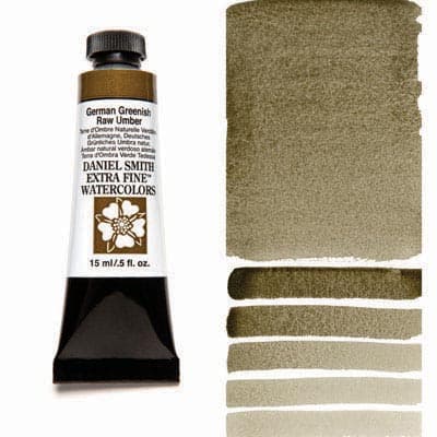Daniel Smith Watercolor German Greenish Raw Umber 15ml Tube
