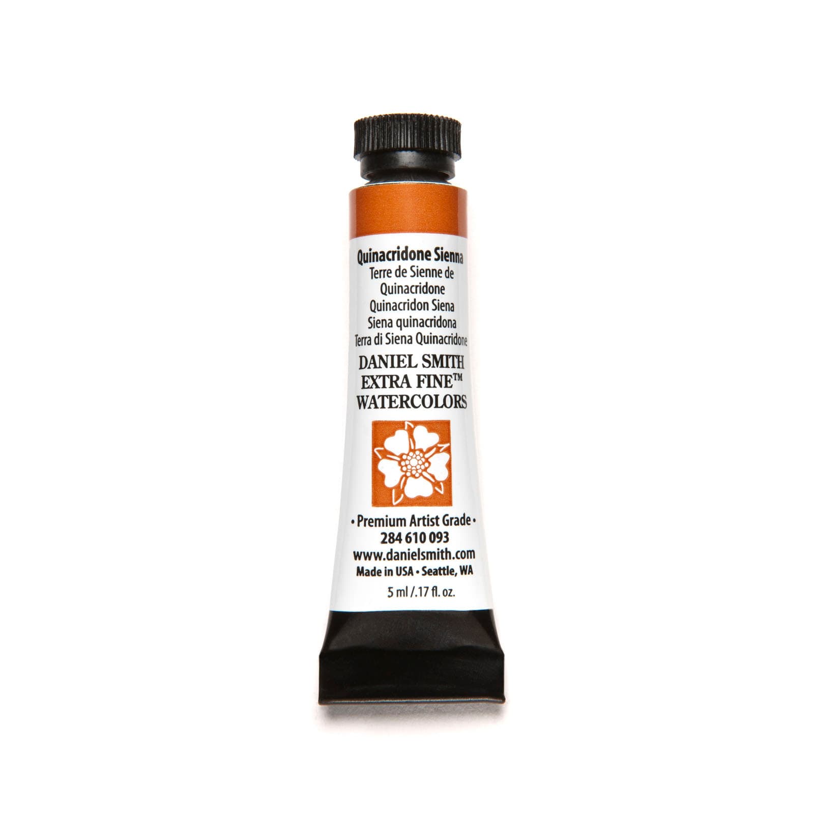 Daniel Smith Watercolors Quinacridone Sienna 5ml Tube