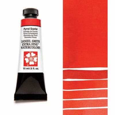 Daniel Smith Watercolor Pyrrol Scarlet 15ml Tube