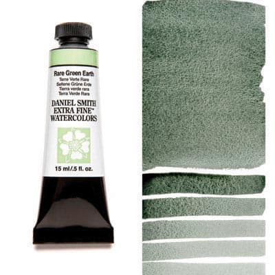 Daniel Smith Watercolor Rare Green Earth 15ml Tube