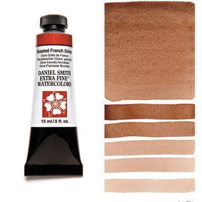 Daniel Smith Watercolor Roasted French Ochre 15ml Tube