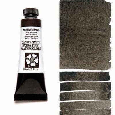 Daniel Smith Watercolor Van Dyck Brown 15ml Tube