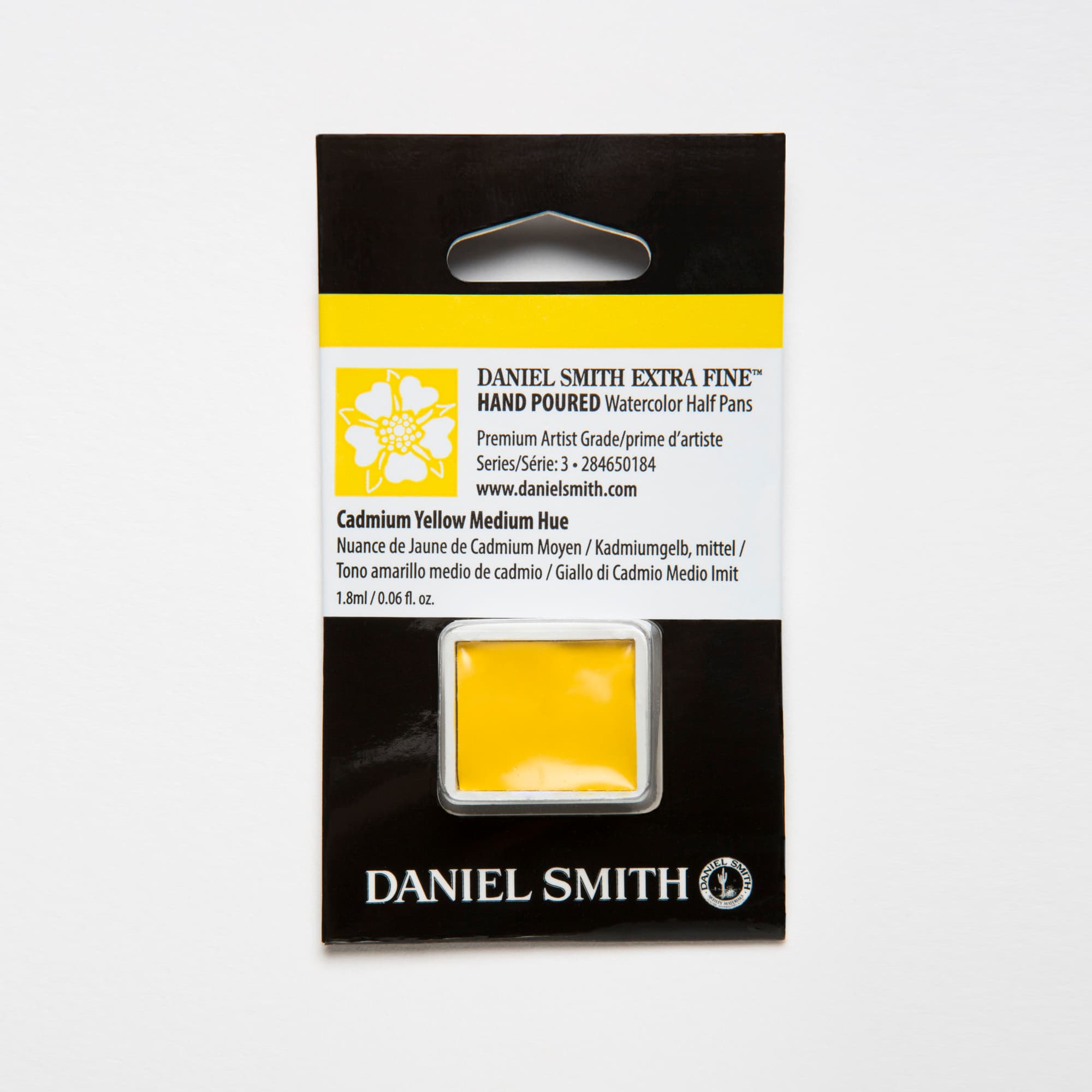 DANIEL SMITH Watercolor Half Pans Cadmium Yellow Medium Hue