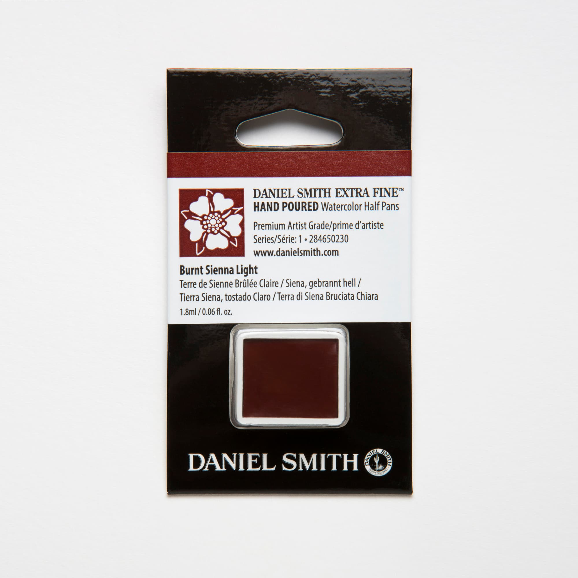 DANIEL SMITH Watercolor Half Pans Burnt Sienna Light