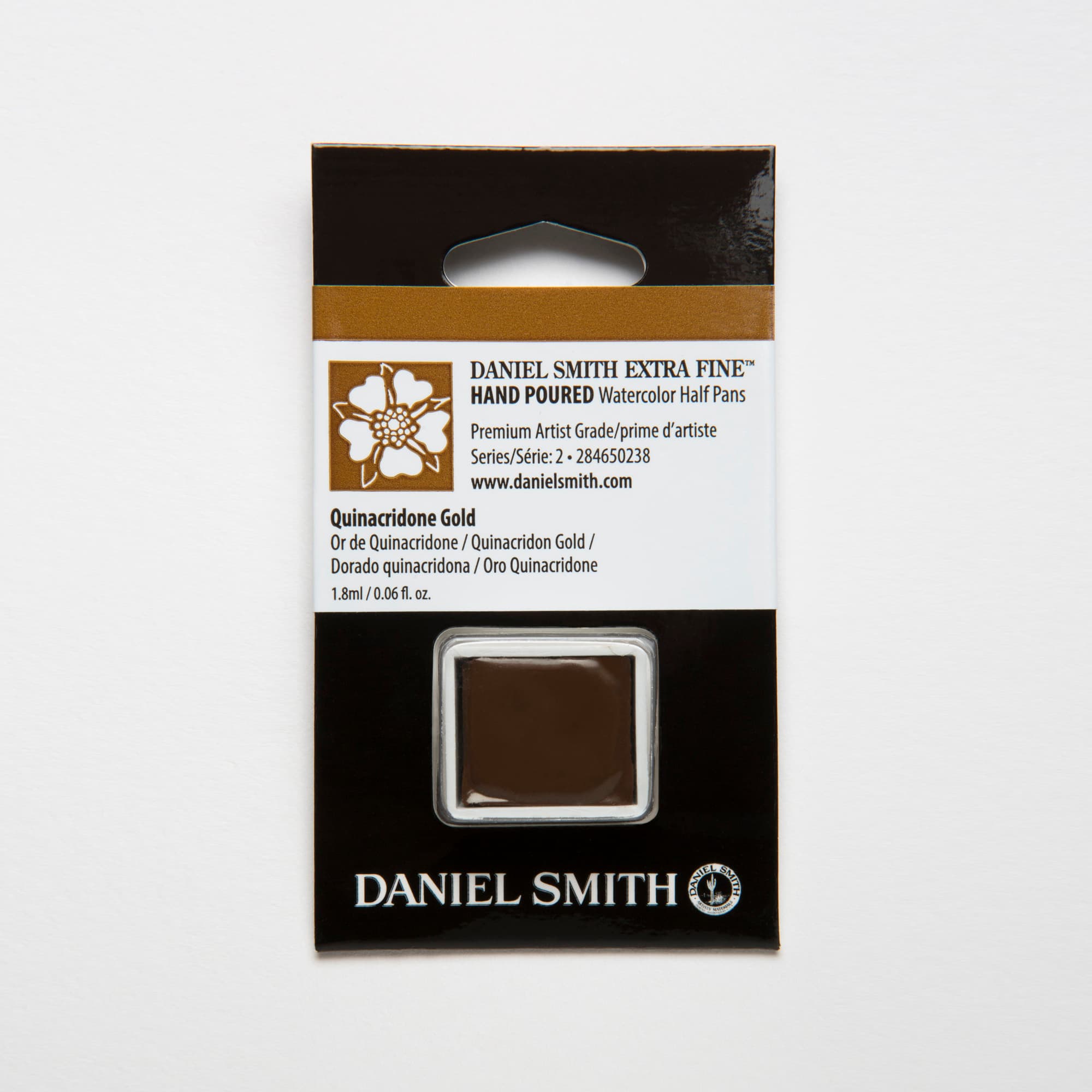 DANIEL SMITH Watercolor Half Pans Quinacridone Gold