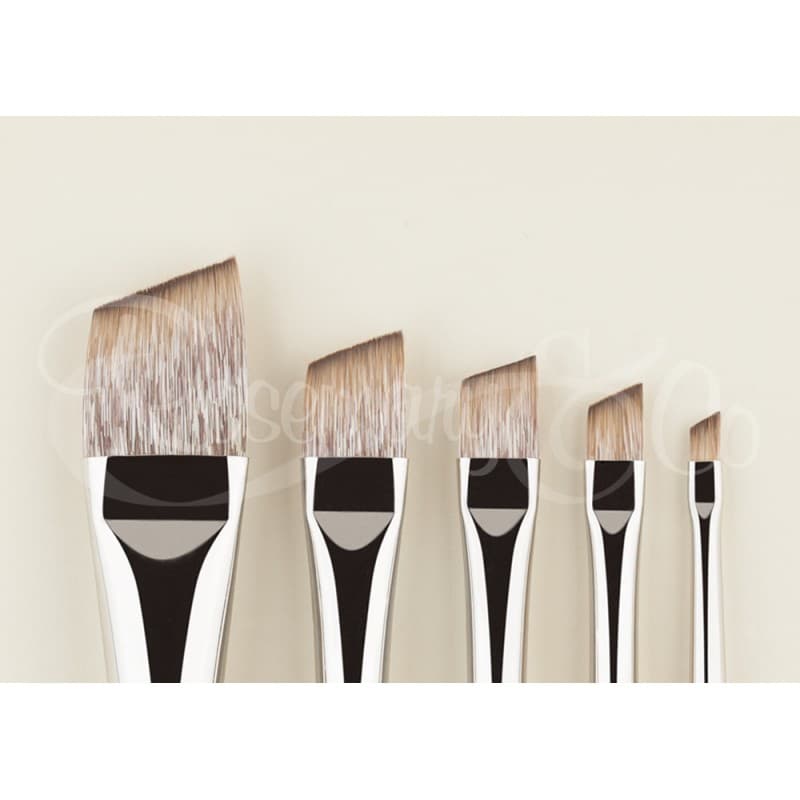 ROSEMARY ECLIPSE ANGULAR BRUSH SIZE 1/4" (SHORT HANDLE)