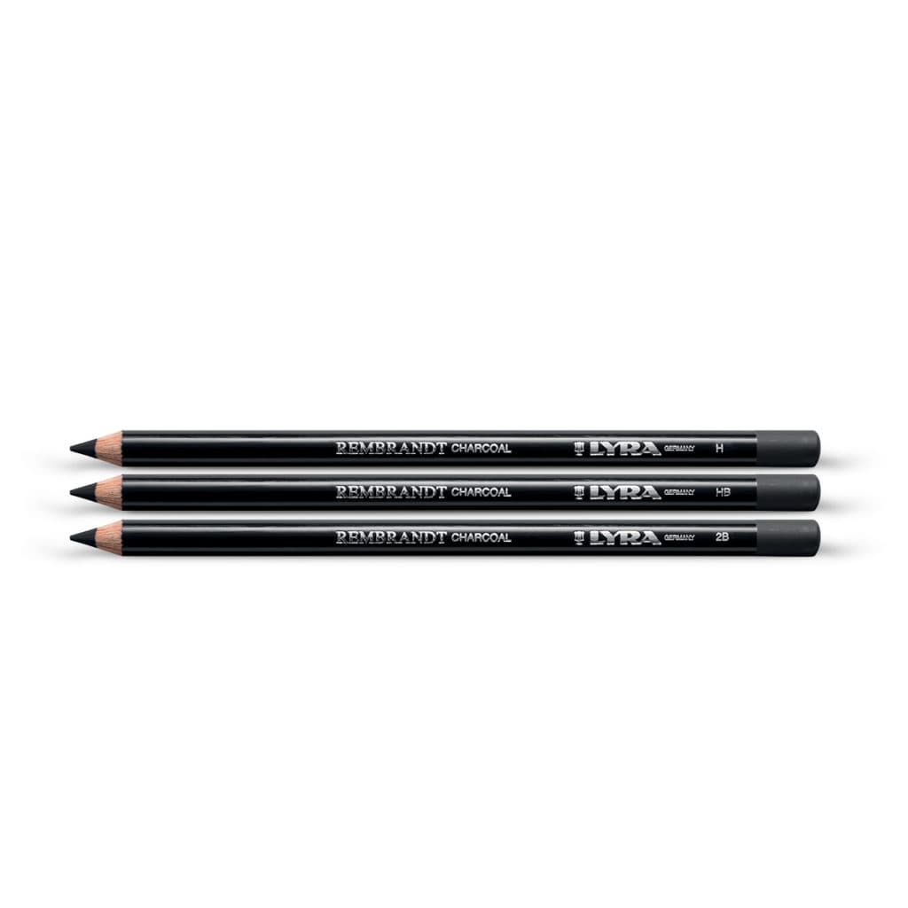 LYRA Rembrandt Charcoal Special Drawing Pencil Black HB (Pack of 1)