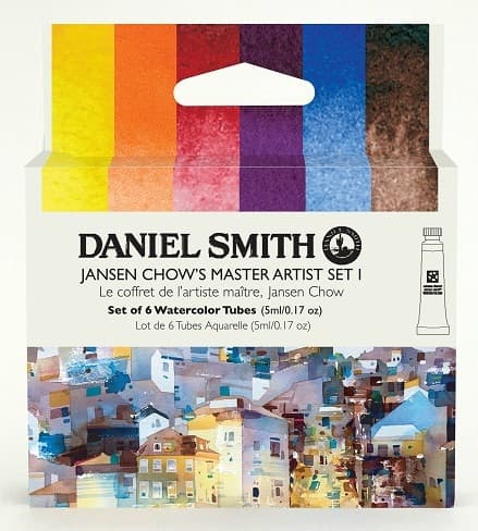 Daniel Smith Jansen Chow's Master Artist Watercolor (Set -I) of 6 Tubes