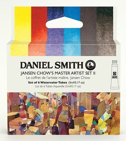 Daniel Smith Jansen Chow's Master Artist Watercolour Set -II of 6 tubes