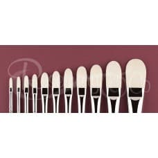 ROSEMARY ULTIMATE BRISTLE FILBERT SIZE 4 (SHORT HANDLE)