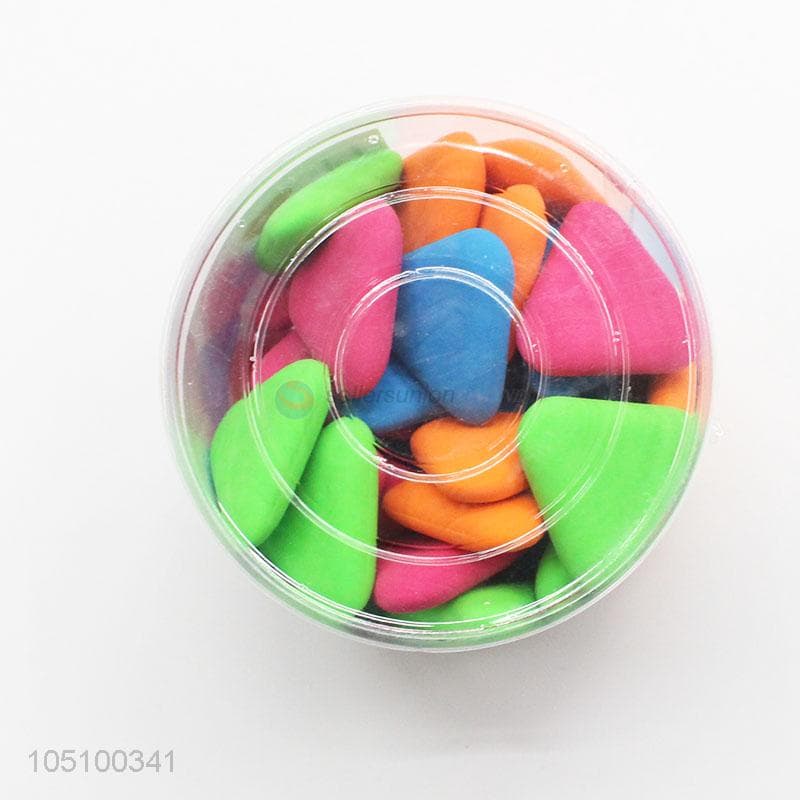 Set Of 48 Colour Geometric Shape Eraser (Triangles)