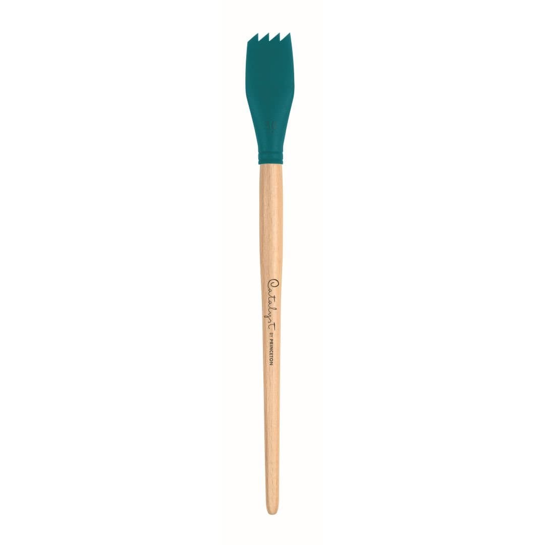 Princeton Catalyst Silicone Blade Tool No. 2 Shape-B30-02 Colour-Blue, Size-30 mm