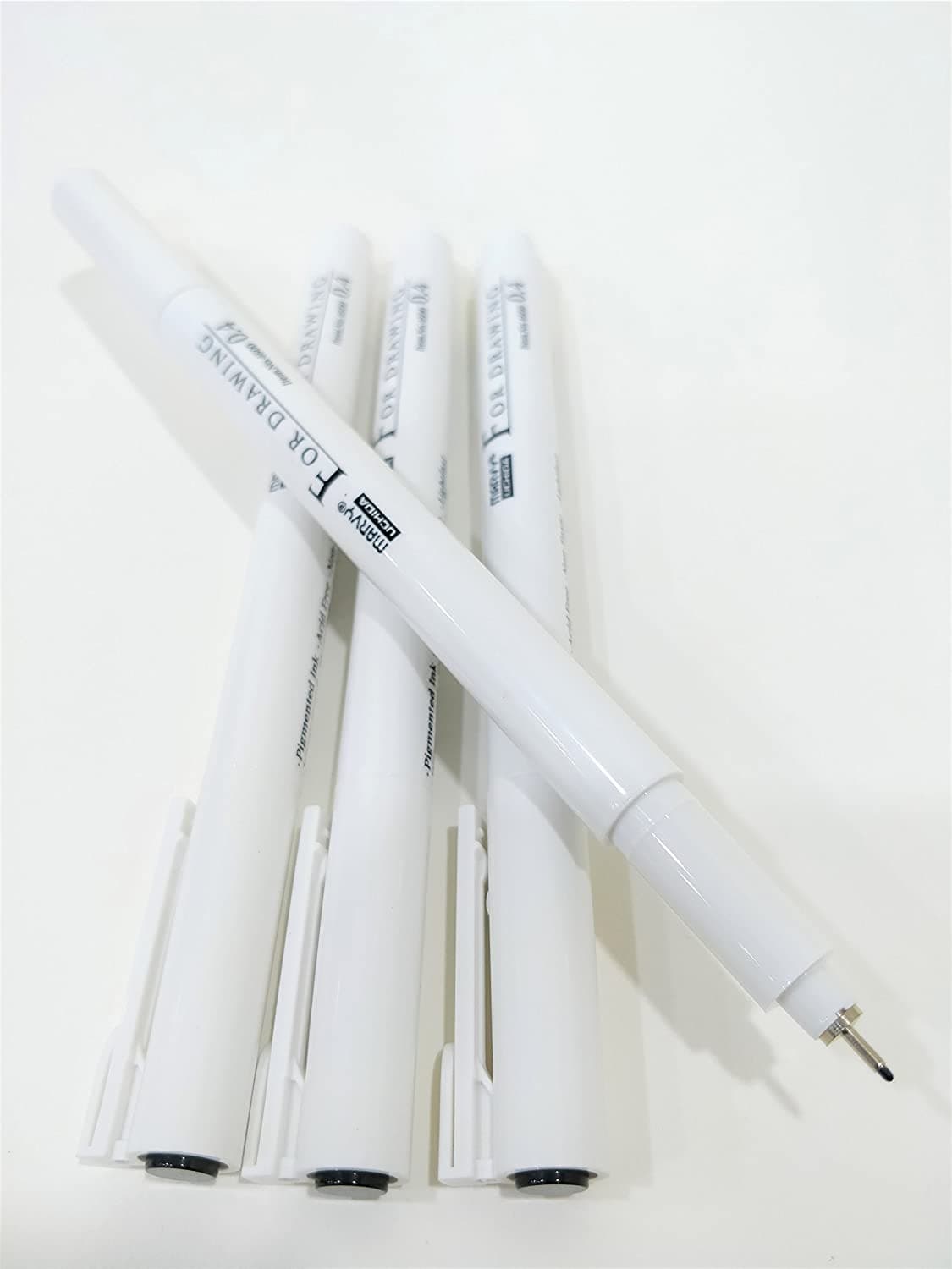 Marvy Uchida Black Ink Fine Line Pens 0.4