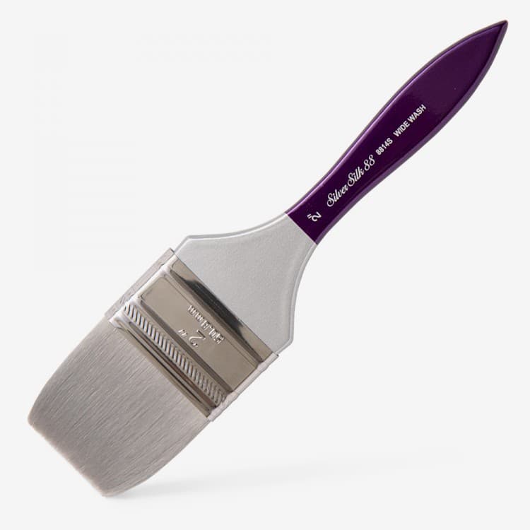 SILVER BRUSH SILVER SILK 88 SHORT HANDLE SERIES WIDE WASH SIZE 2 INCH(8814S-2)