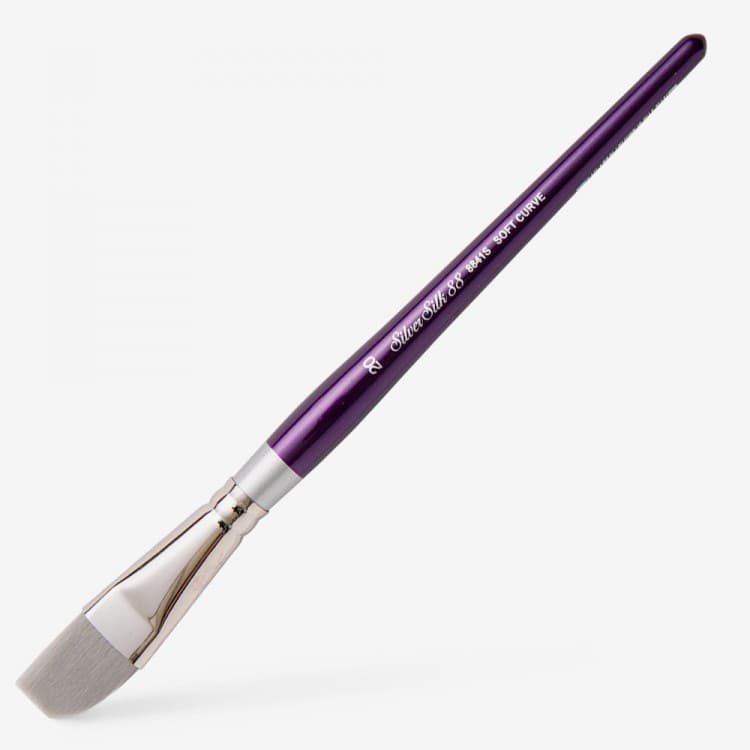 SILVER BRUSH SILVER SILK 88 SHORT HANDLE SERIES SOFT CURVE SIZE 20 (8841S-20)