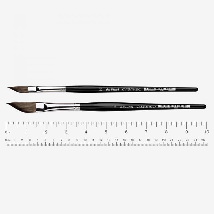 DA VINCI CASANEO SYNTHETIC WATERCOLOUR BRUSH SERIES 5597 SLANTED EDGE (OPEN STOCK)