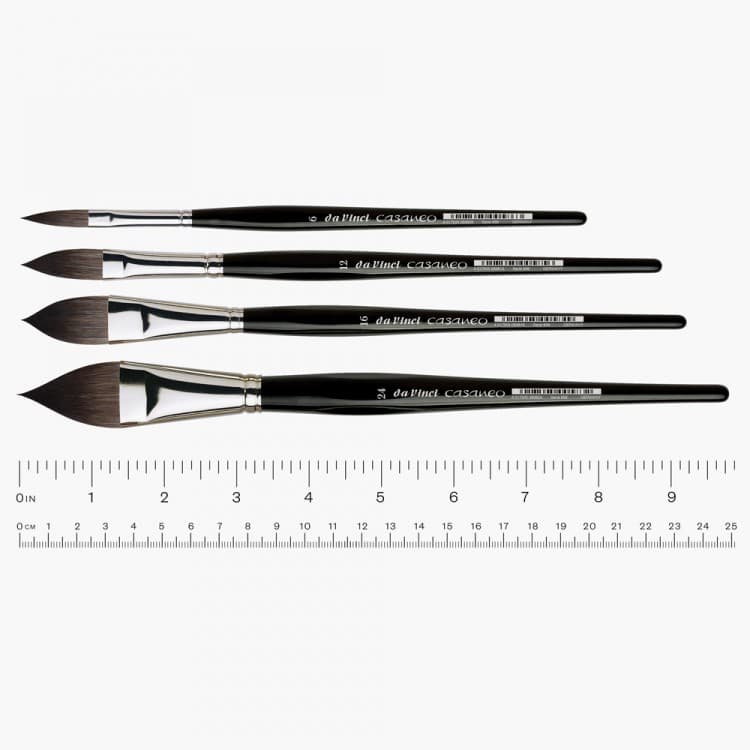DA VINCI CASANEO SYNTHETIC WATERCOLOUR BRUSH SERIES 898 OVAL(OPEN STOCK)