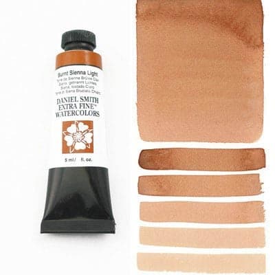 Daniel Smith Watercolor Burnt Sienna Light 5ml Tube