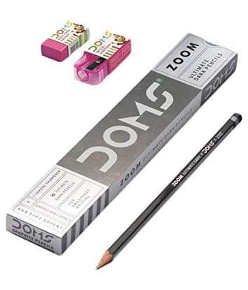 Doms Gsm Zoom Ultimate Dark Pencil, Pack of 10