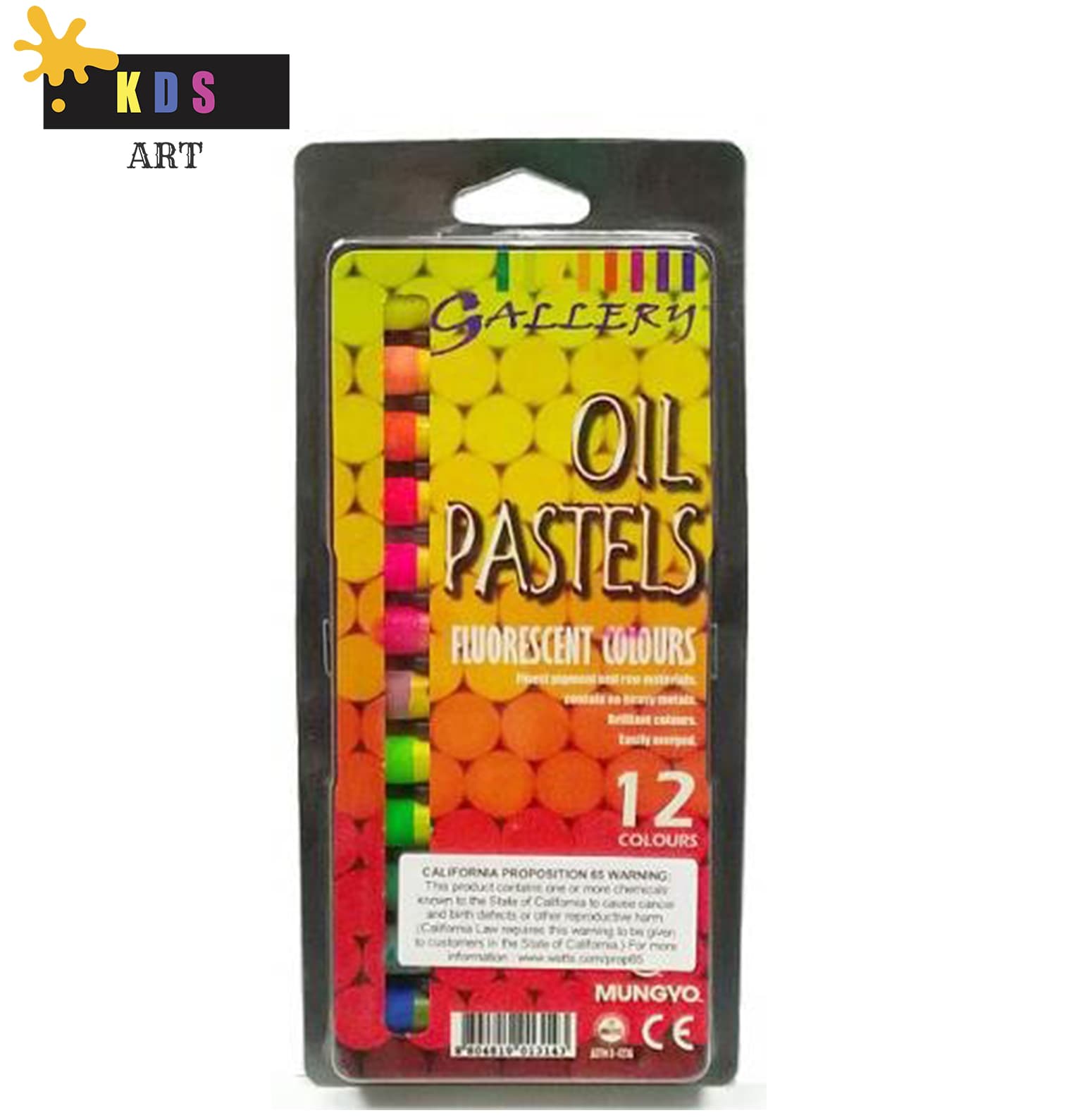 Mungyo Gallery Oil Pastel Fluorescent 12 Colors