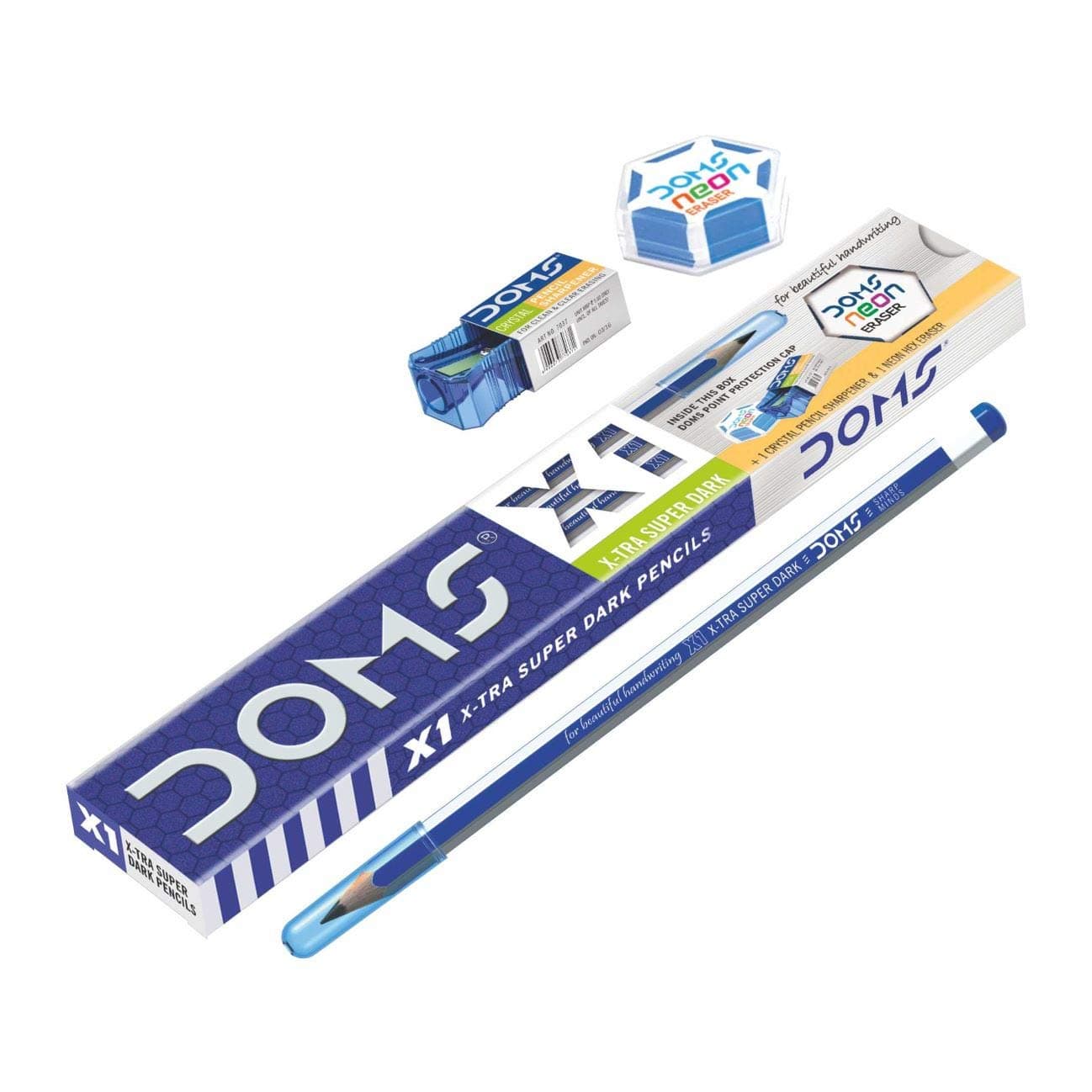 DOMS X1 X-TRA Super Dark Pencils10 Pcs