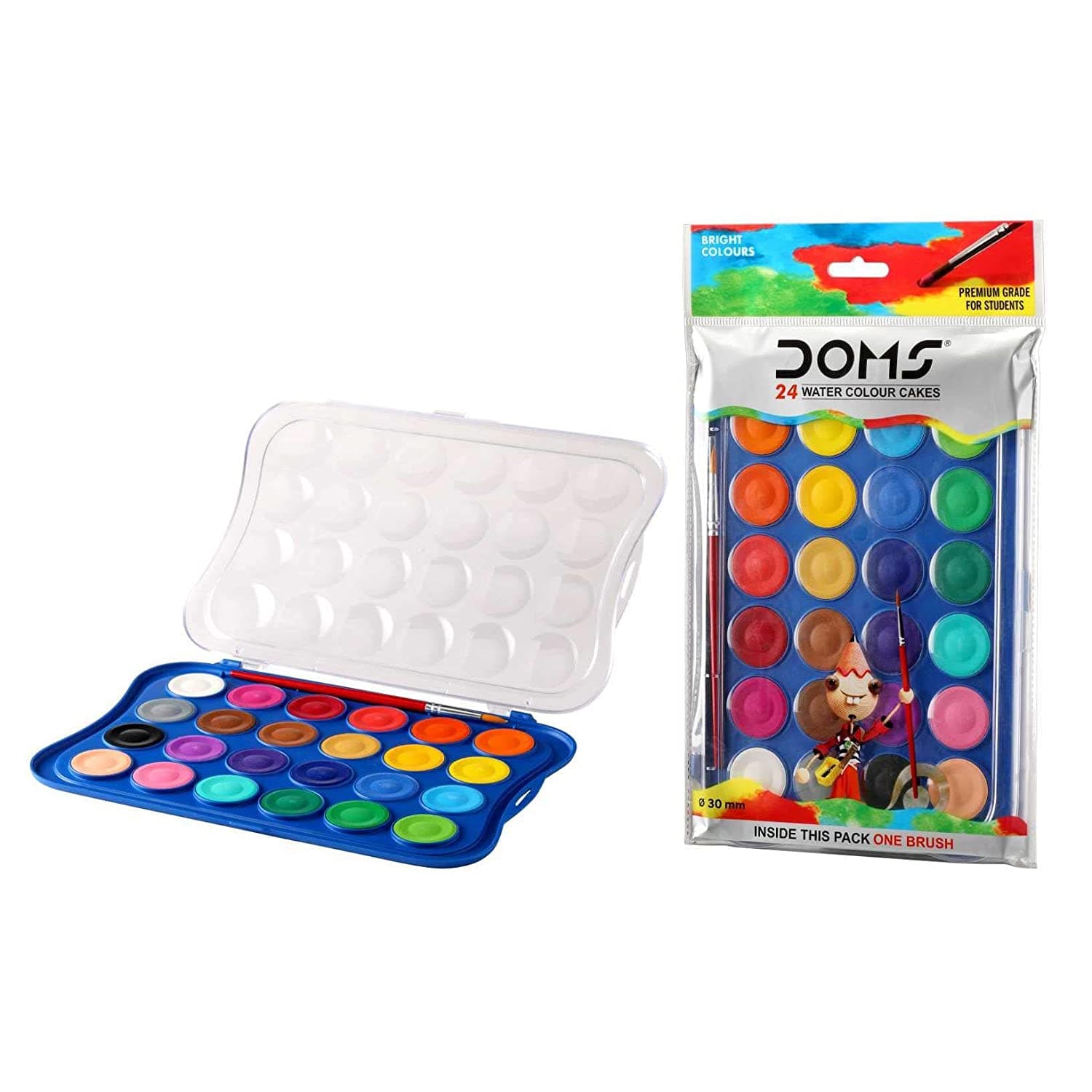 DOMS Water Color Cakes 24 Shades (30 mm)