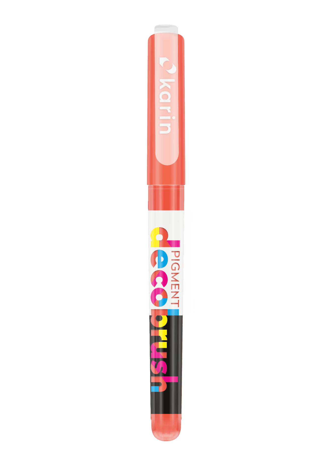 Karin PIGMENT Decobrush Marker- Orange Red