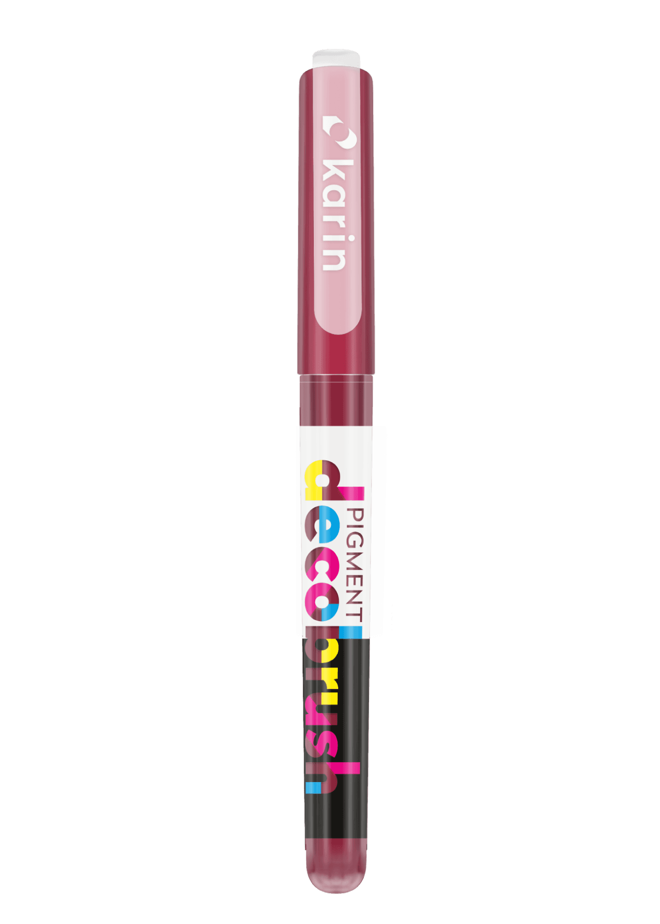 Karin PIGMENT Decobrush Marker- Burgundy Color