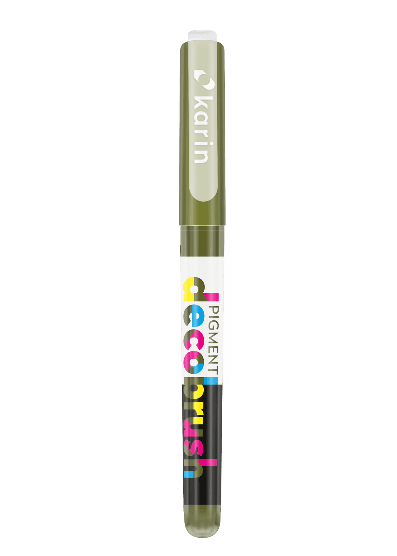 Karin PIGMENT Decobrush Marker Olive Green Color