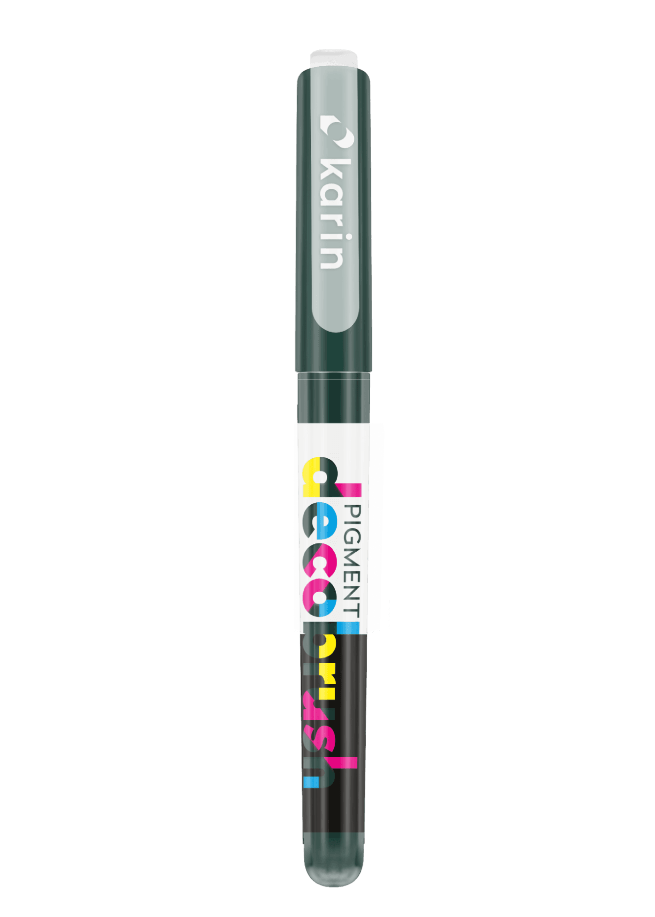 Karin PIGMENT Decobrush Marker- Olive Black Color