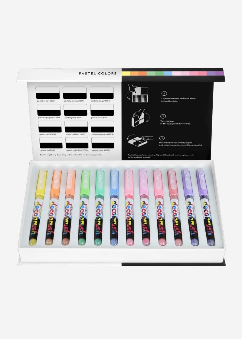 Karin Pigment Decobrush- Pastel Colors Collection