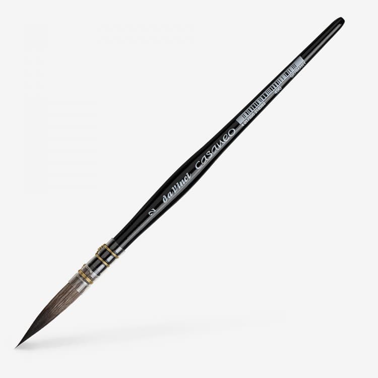 DA VINCI CASANEO Watercolour brush with long fibre setting | Series 490 SIZE 2