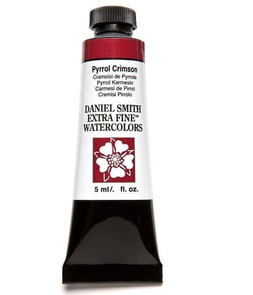 Daniel Smith Watercolor Pyrrol Crimson 5ml Tube