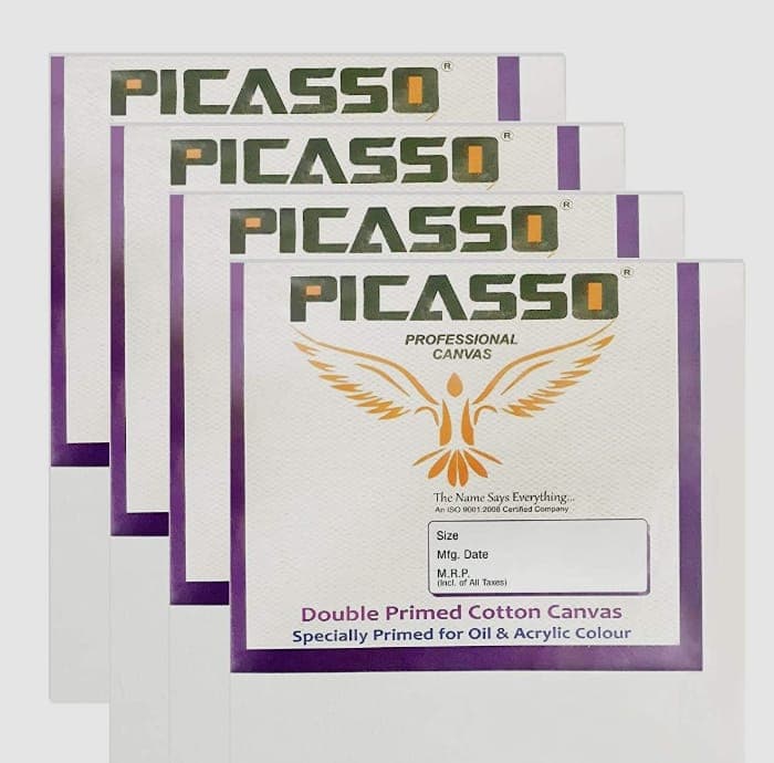 Picasso Artist Canvas Pad 16" x 20" Inches 10 Sheets